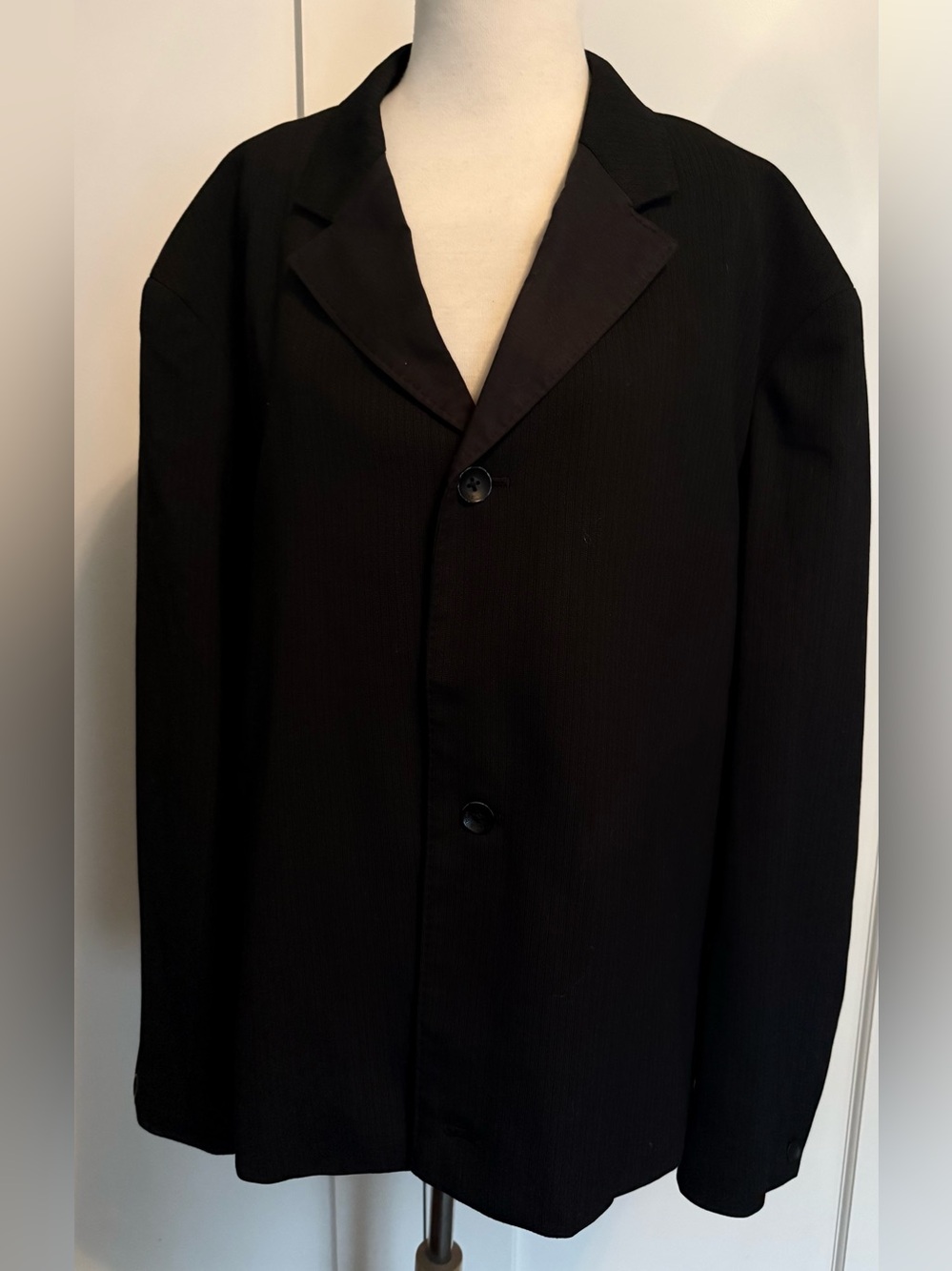 rag & bone Black Relaxed Single-Breasted Blazer